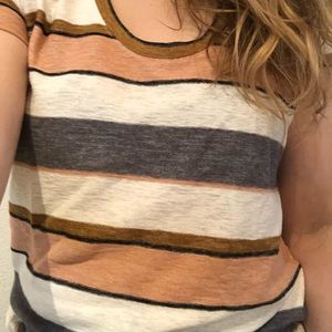 Madewell multicolor stripe t-shirt